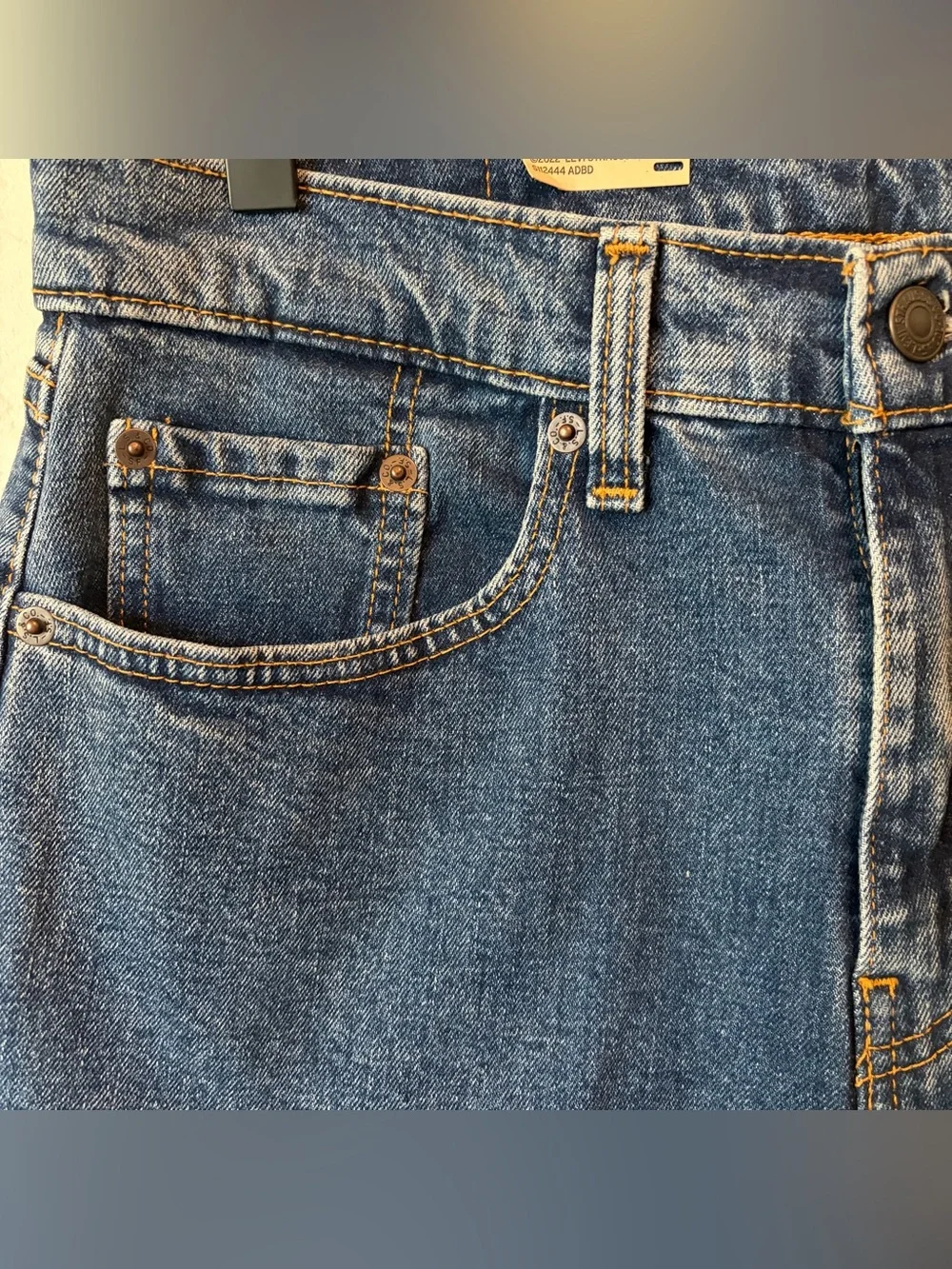 Levi's Men's Dark Blue Straight-Leg Jeans